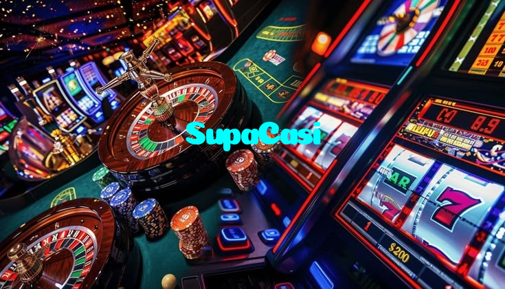 SupaCasi casino presented on mobile device in Pakistan with slots and live games